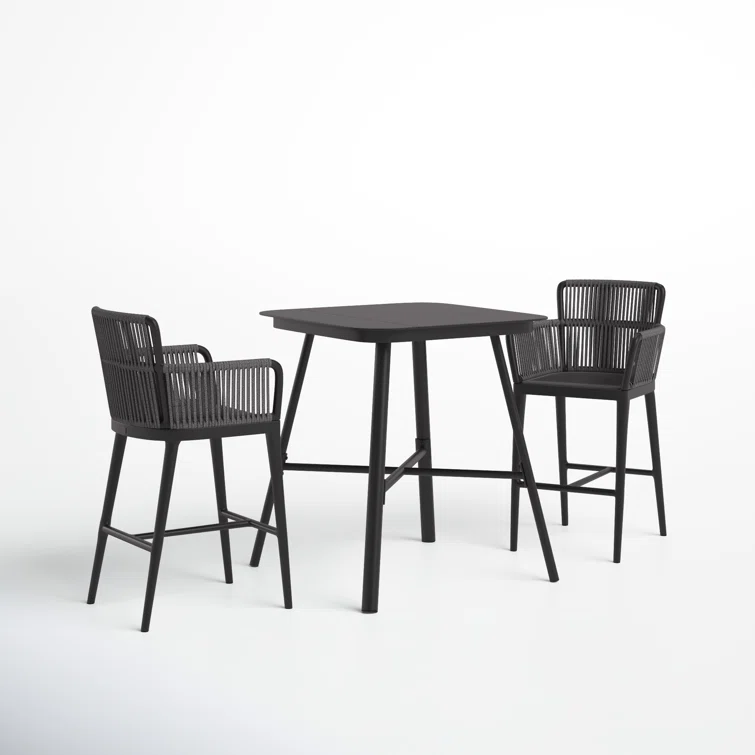 Archie 2 - Person Square Outdoor Dining Set