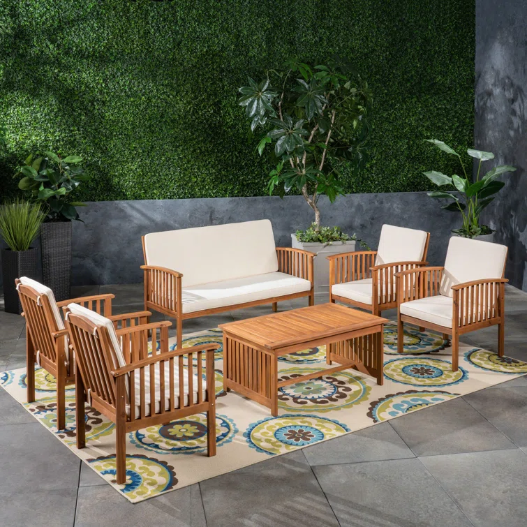 Brnovich 6 - Person Outdoor Seating Group with Cushions