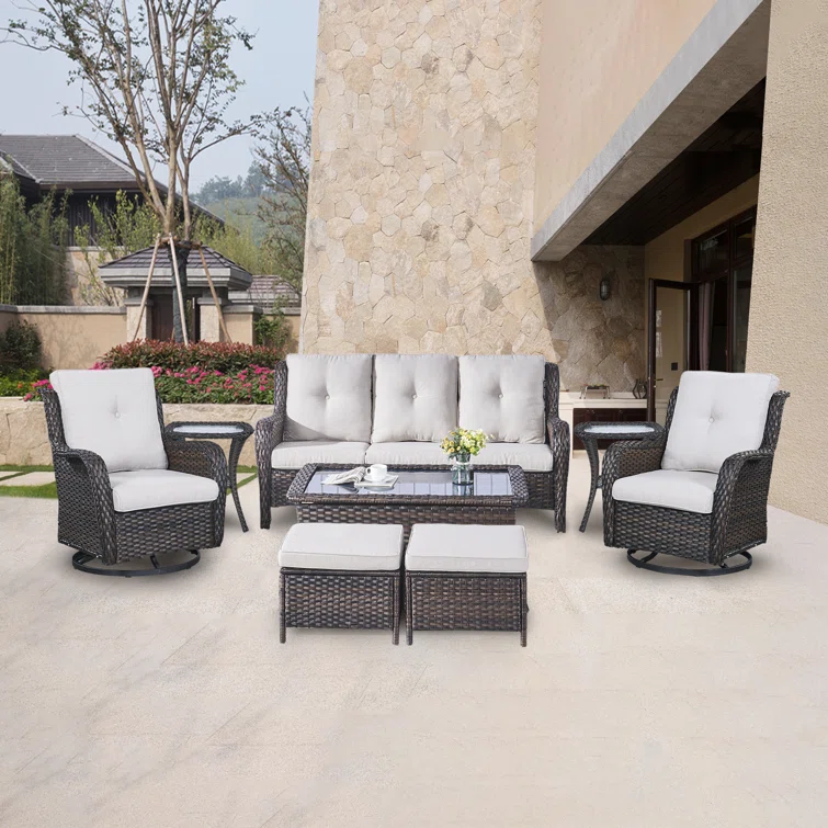 Bonia 5 - Person Outdoor Seating Group with Cushions
