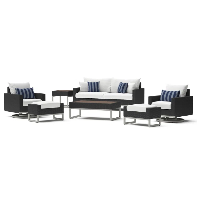Sehrish 5 - Person Outdoor Seating Group with Sunbrella Cushions
