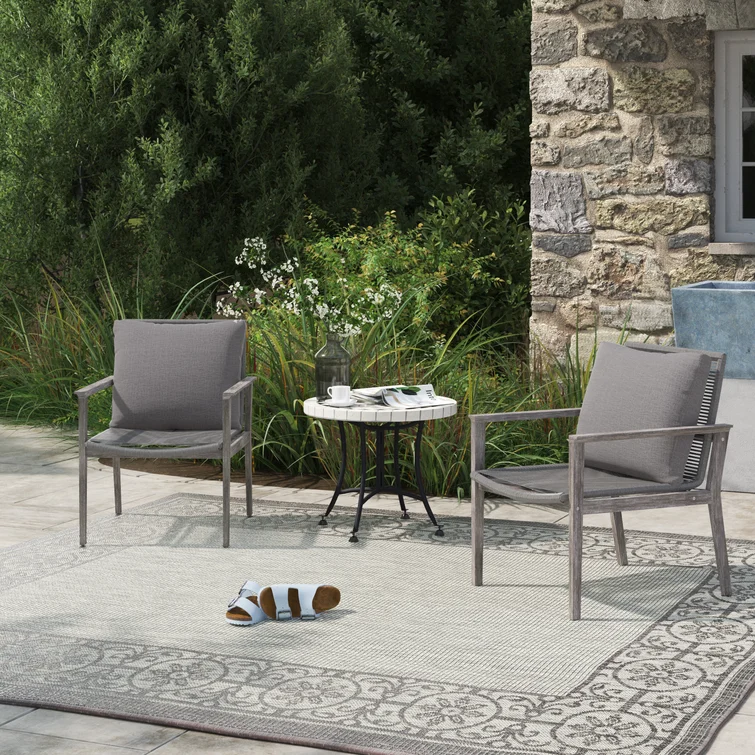 Arnot 2 - Person Outdoor Seating Group with Cushions