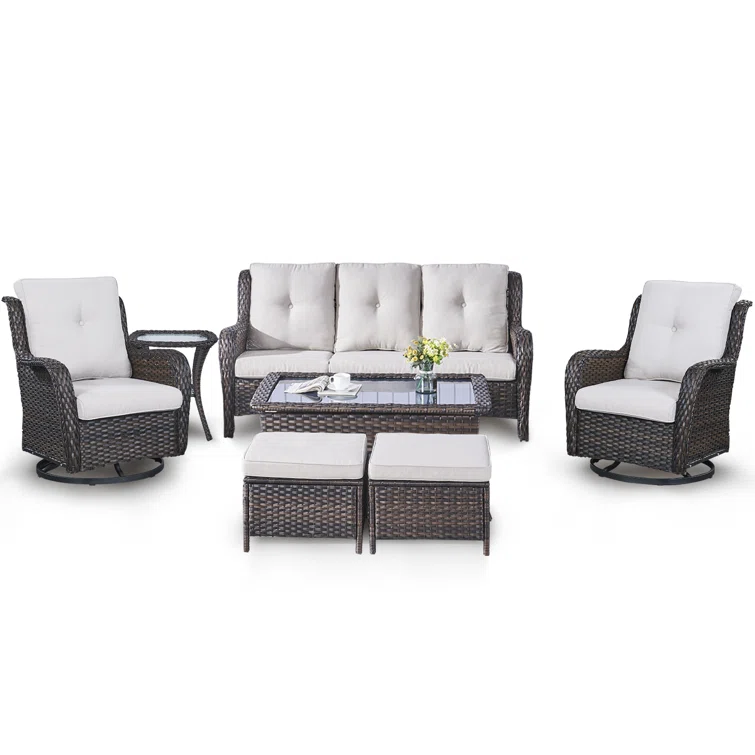 Bonia 5 - Person Outdoor Seating Group with Cushions