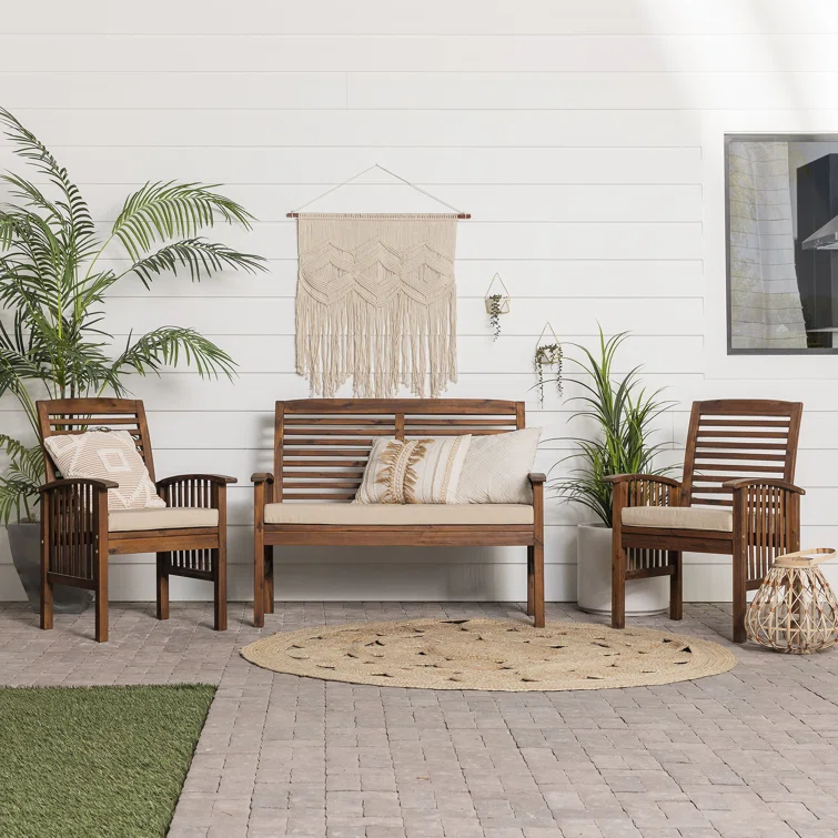 4 - Person Outdoor Seating Group with Cushions