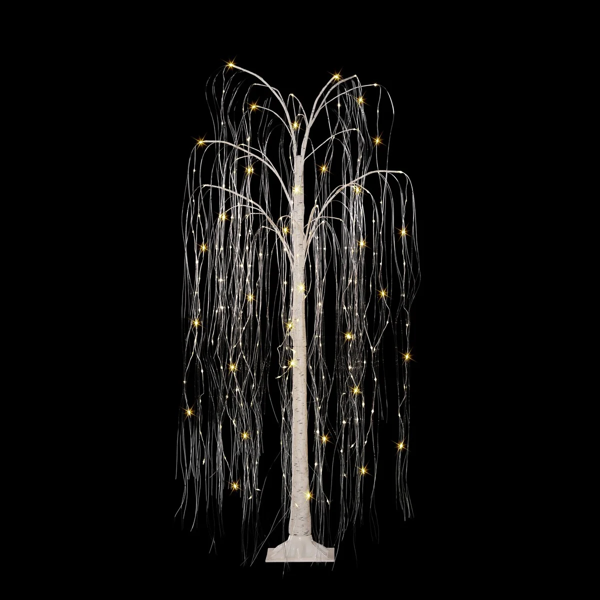 Puleo International 5 ft. Pre-Lit Outdoor Willow Tree