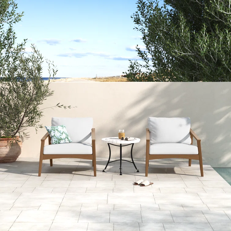 Arnot 2 - Person Outdoor Seating Group with Cushions