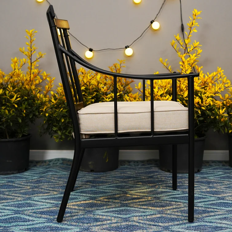 Argyri 4 - Person Square Outdoor Dining Set with Cushions