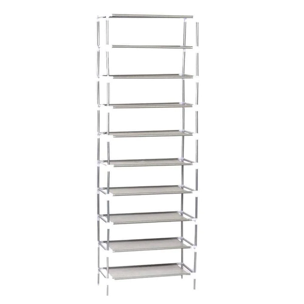 3/10-Tier Shoe Rack Entryway Shoe Shelf Organizer