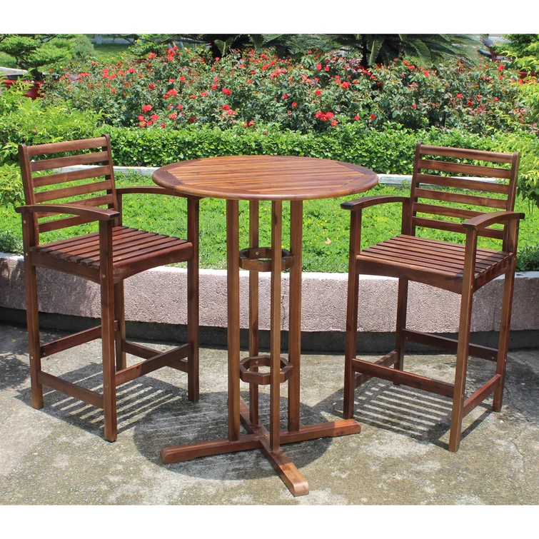 Appollonia 2 - Person Round Outdoor Dining Set