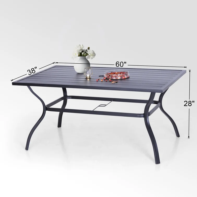 Argyri 6 - Person Rectangular Outdoor Dining Set