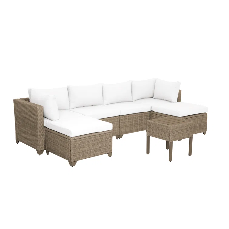 Aranka 6 - Person Outdoor Seating Group with Cushions