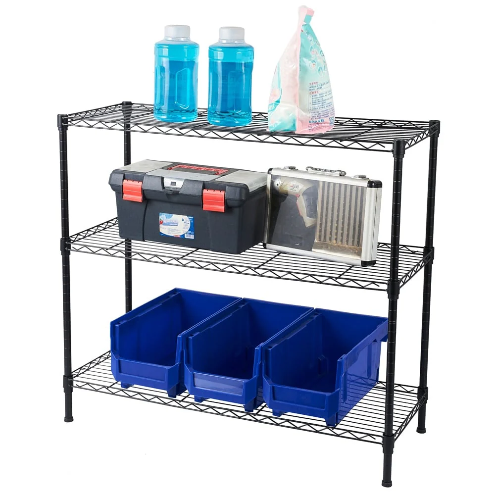 3-Tier Kitchen Metal Organizer Wire Storage Shelving Rack