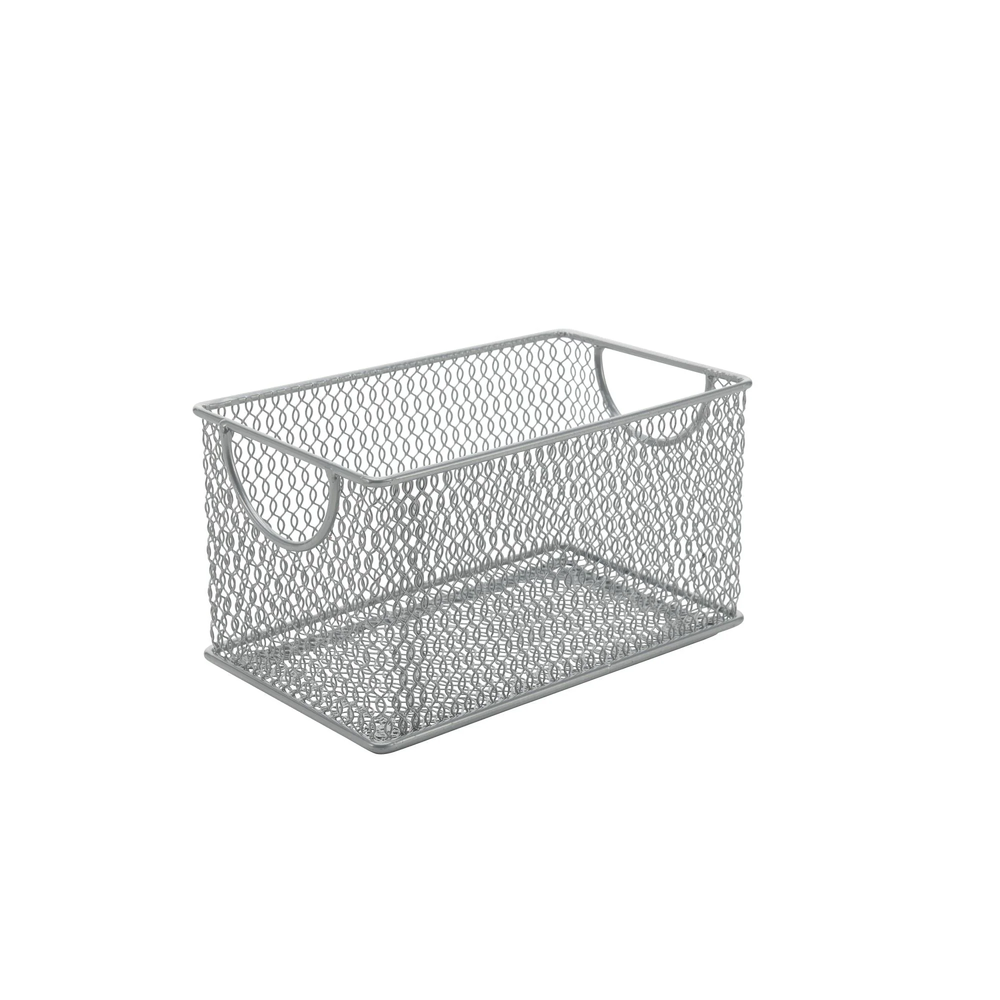 YBM Home All-Purpose Wire Mesh Storage Baskets: Organize Your Home with Open Bin Shelf Storage, Pack of 1