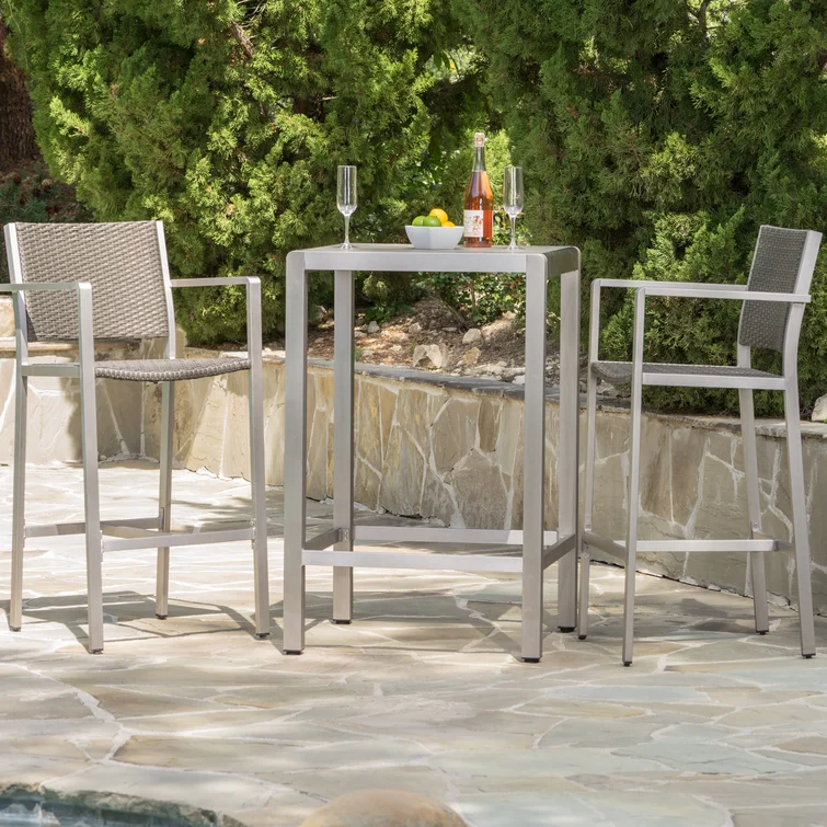 Caggiano 2 - Person Square Outdoor Dining Set