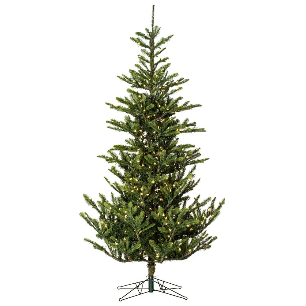 Vickerman 9' Alberta Spruce Artificial Christmas Tree, Warm White Dura-lit LED Lights