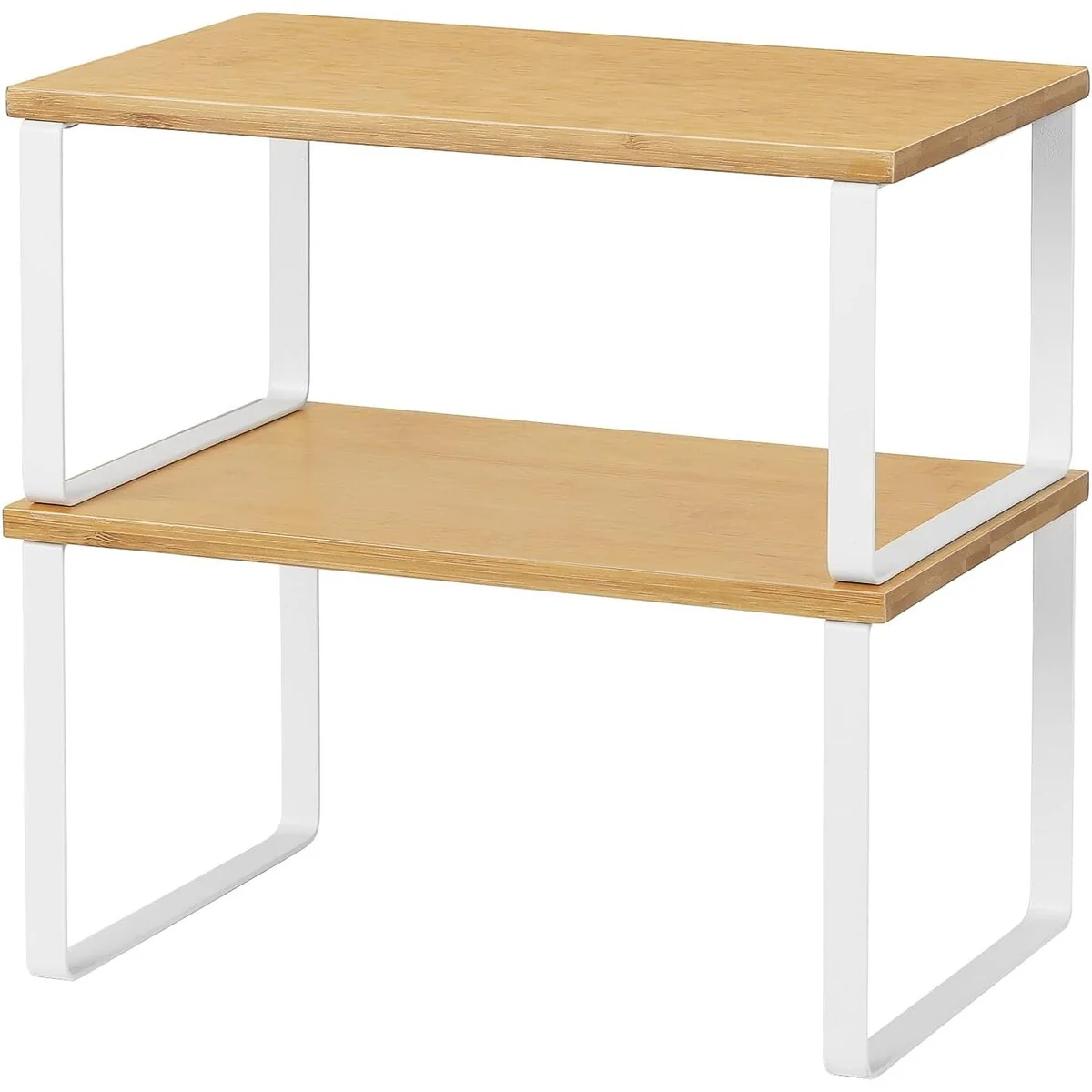 Stackable Kitchen Cabinet Shelves Organizer