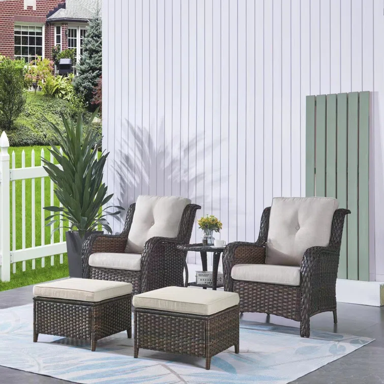 Carolina 2 - Person Outdoor Seating Group with Cushions