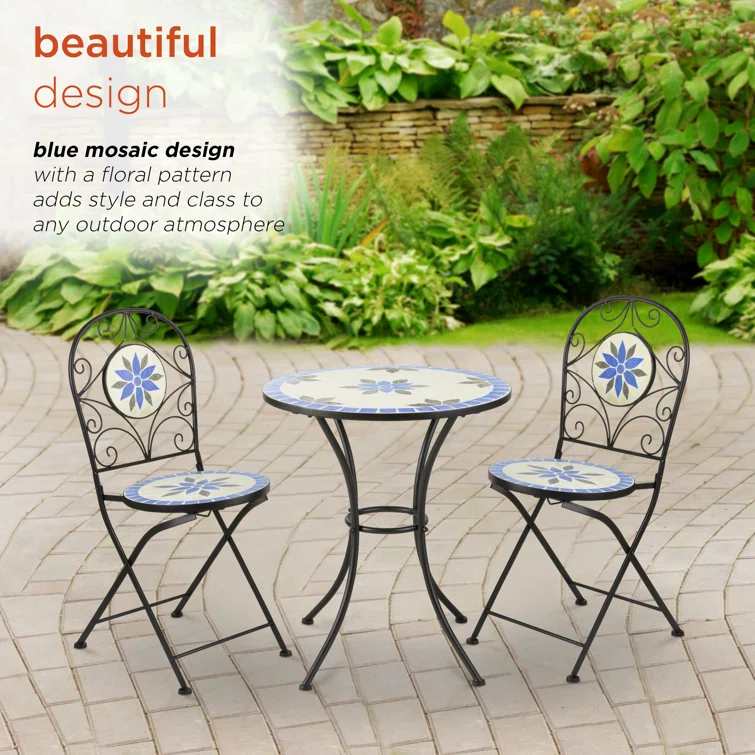 2 - Person Round Outdoor Dining Set