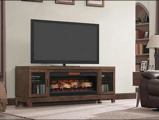 Berkeley 76-In Infrared Electric Fireplace TV Stand in Spanish Gray - 42MM6018-I614