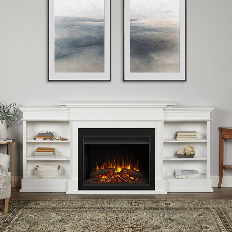 Ashton 92.38'' W Electric Fireplace