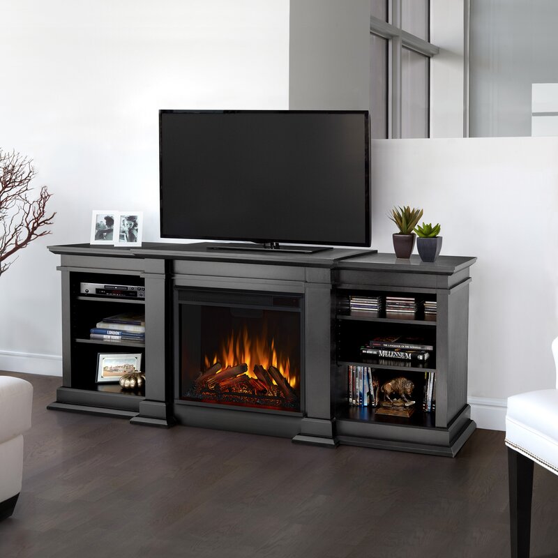 Fresno TV Stand with Fireplace