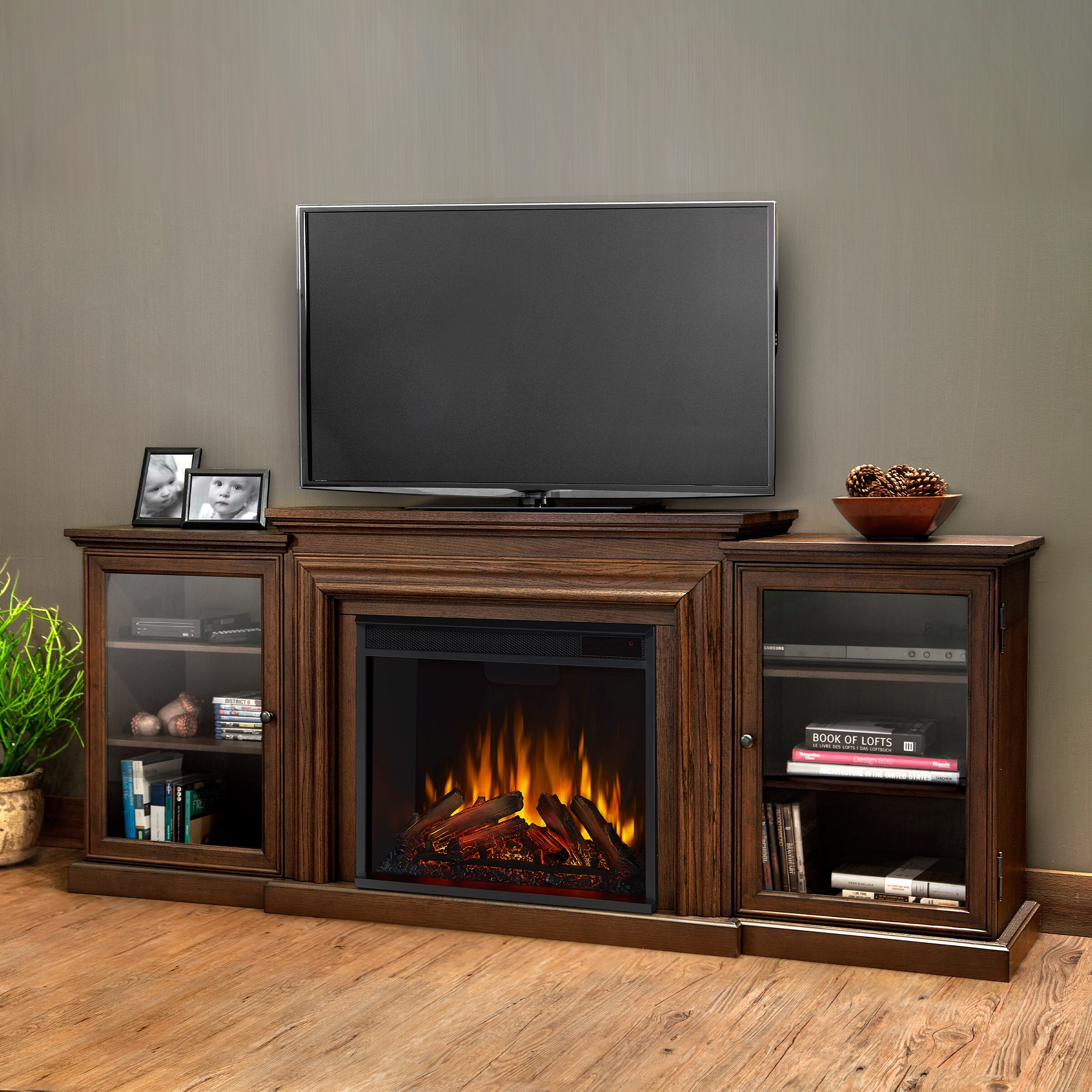 Frederick 72'' TV Stand with Fireplace