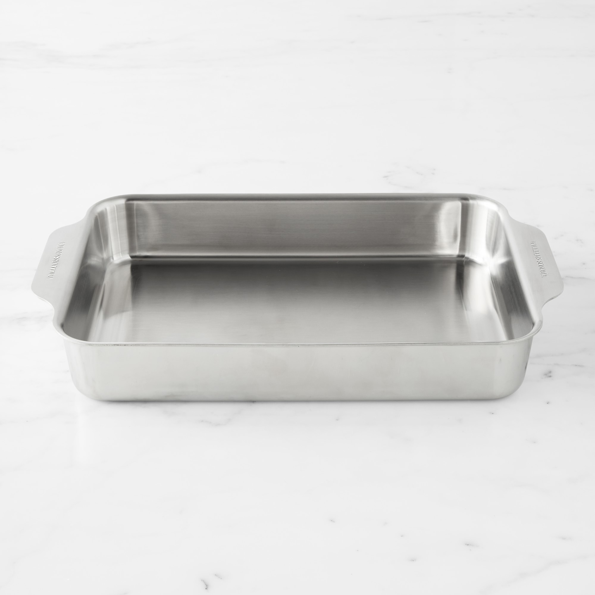 Williams Sonoma Signature Thermo-Clad™ Stainless-Steel Ovenware Rectangular Pan, 9