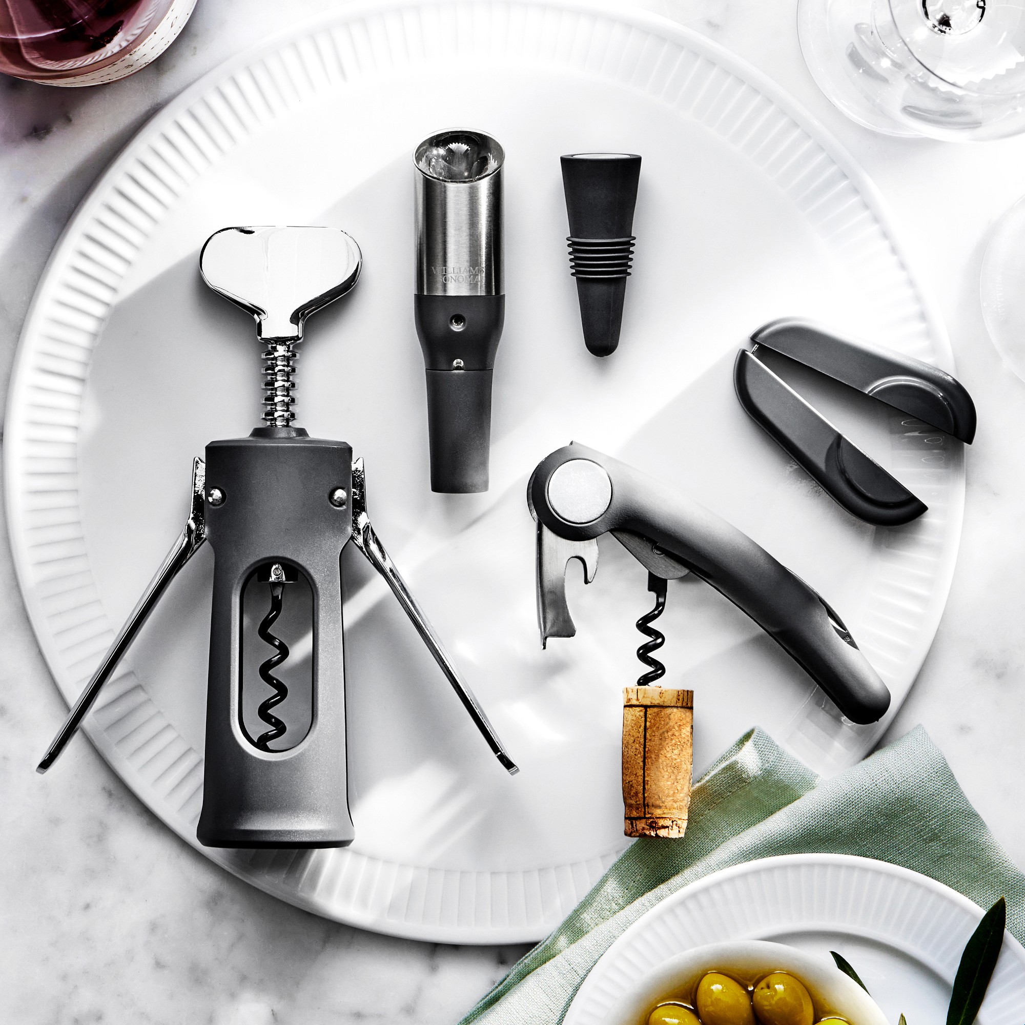 Williams Sonoma Prep Tools Bottle Stoppers, Set of 2