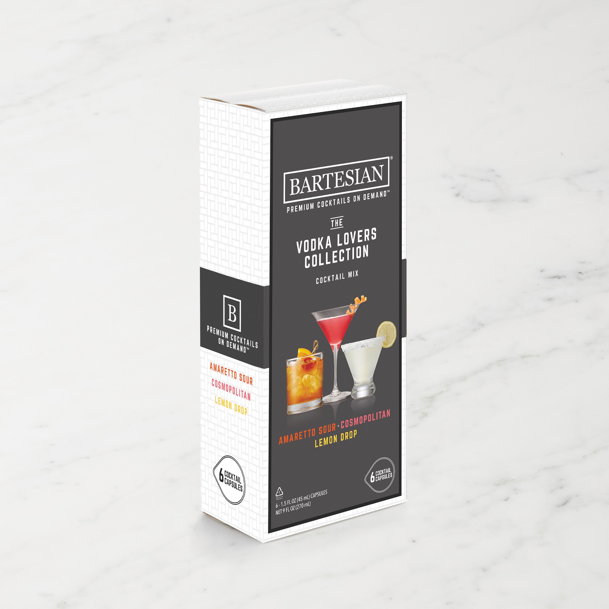 Bartesian Cocktail Capsules, Pack of 6
