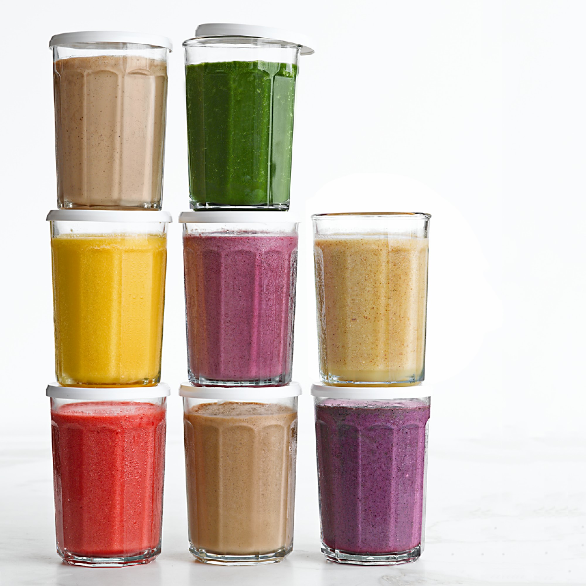 Working Glasses with Lids, Set of 4, 14 oz.