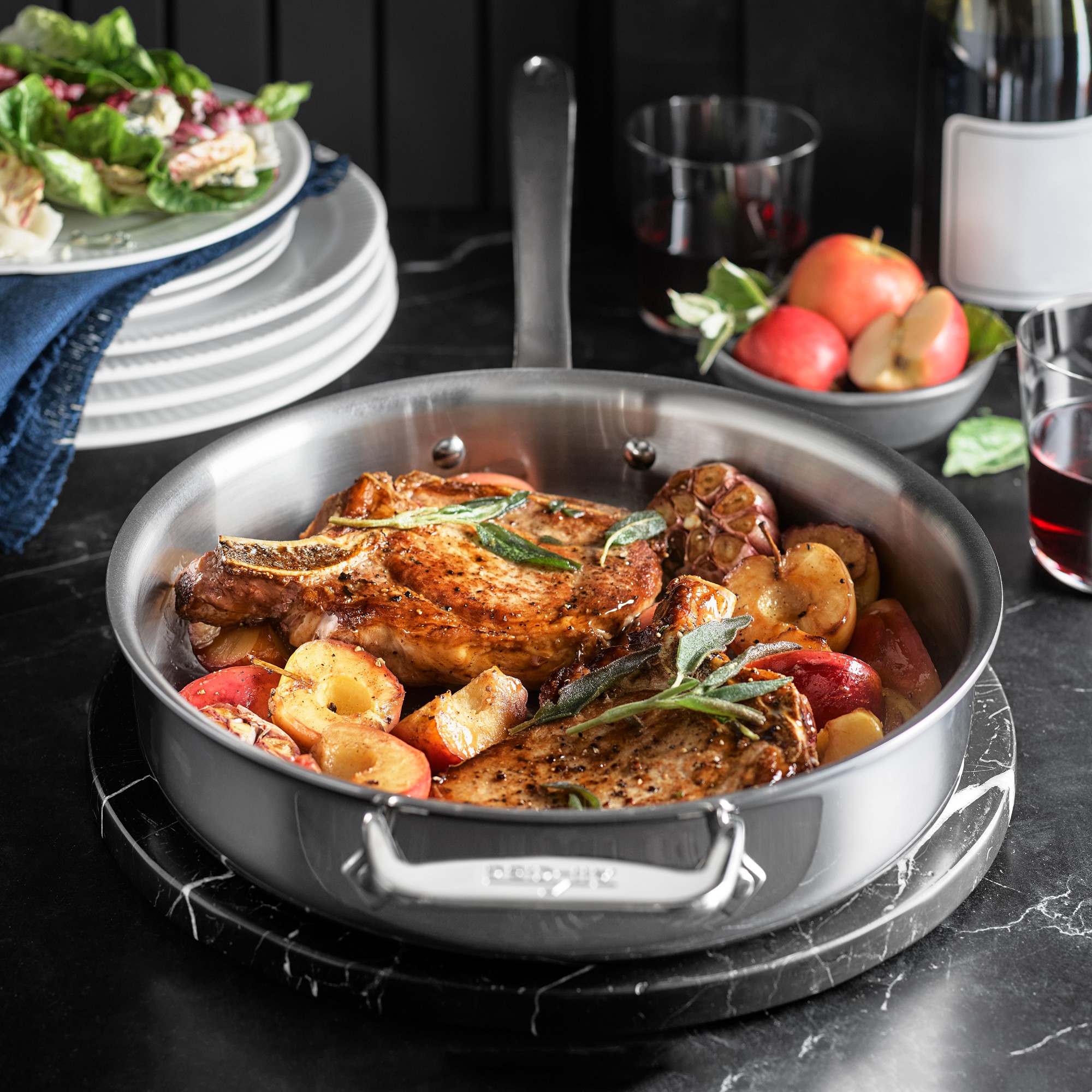 All-Clad G5™ Graphite Core Stainless-Steel Saute Pan