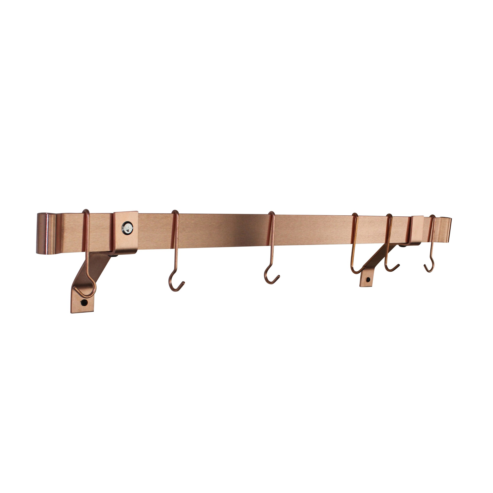 Enclume Rolled-End Bar Wall-Mounted Pot Rack