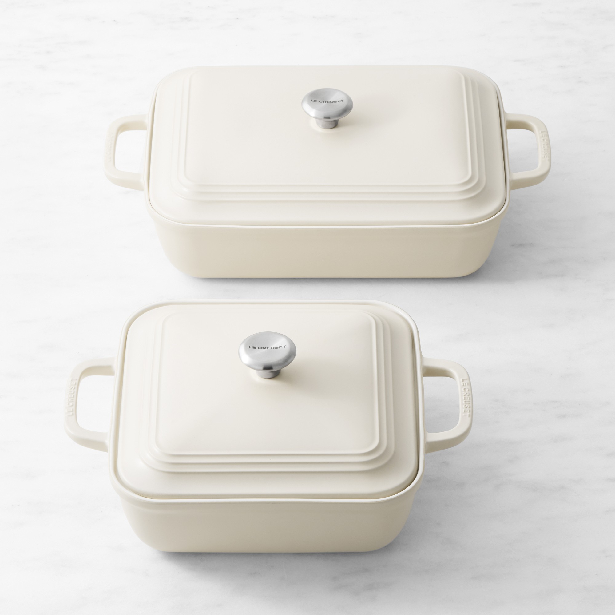 Le Creuset San Francisco Stoneware Covered Baker, Set of 4