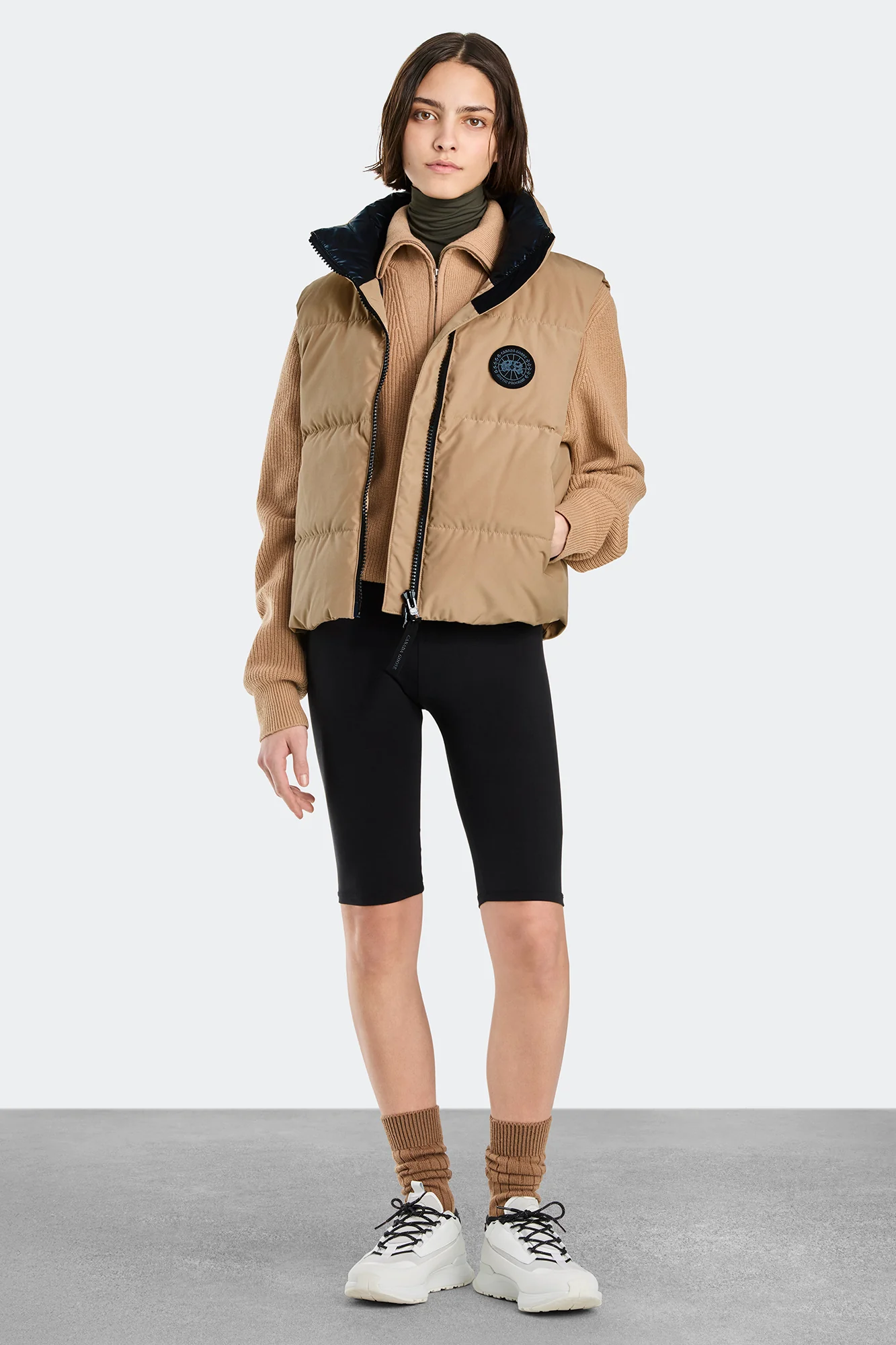 Grandview Cropped Vest Black Label