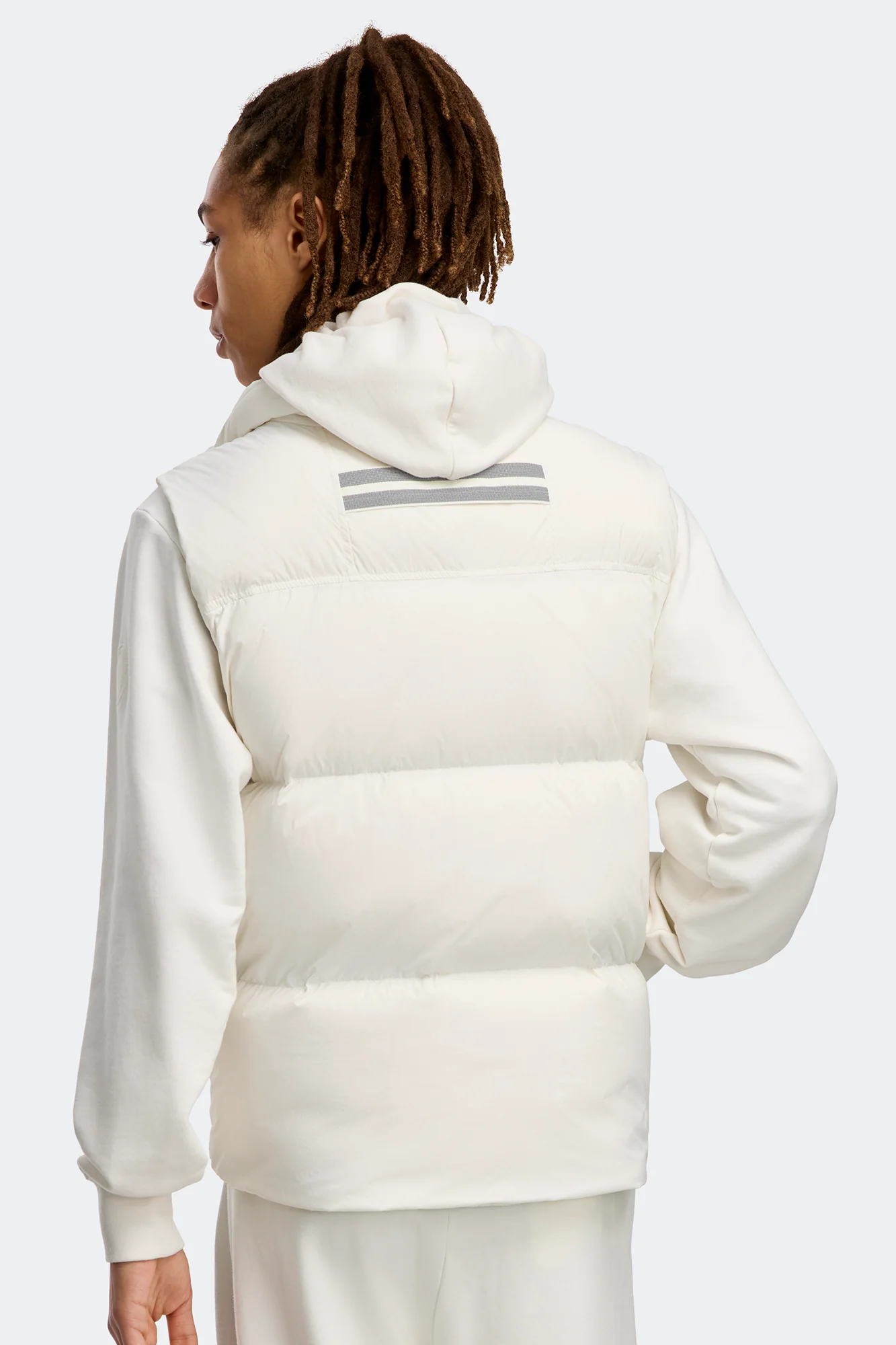 Lawrence Puffer Vest White Disc