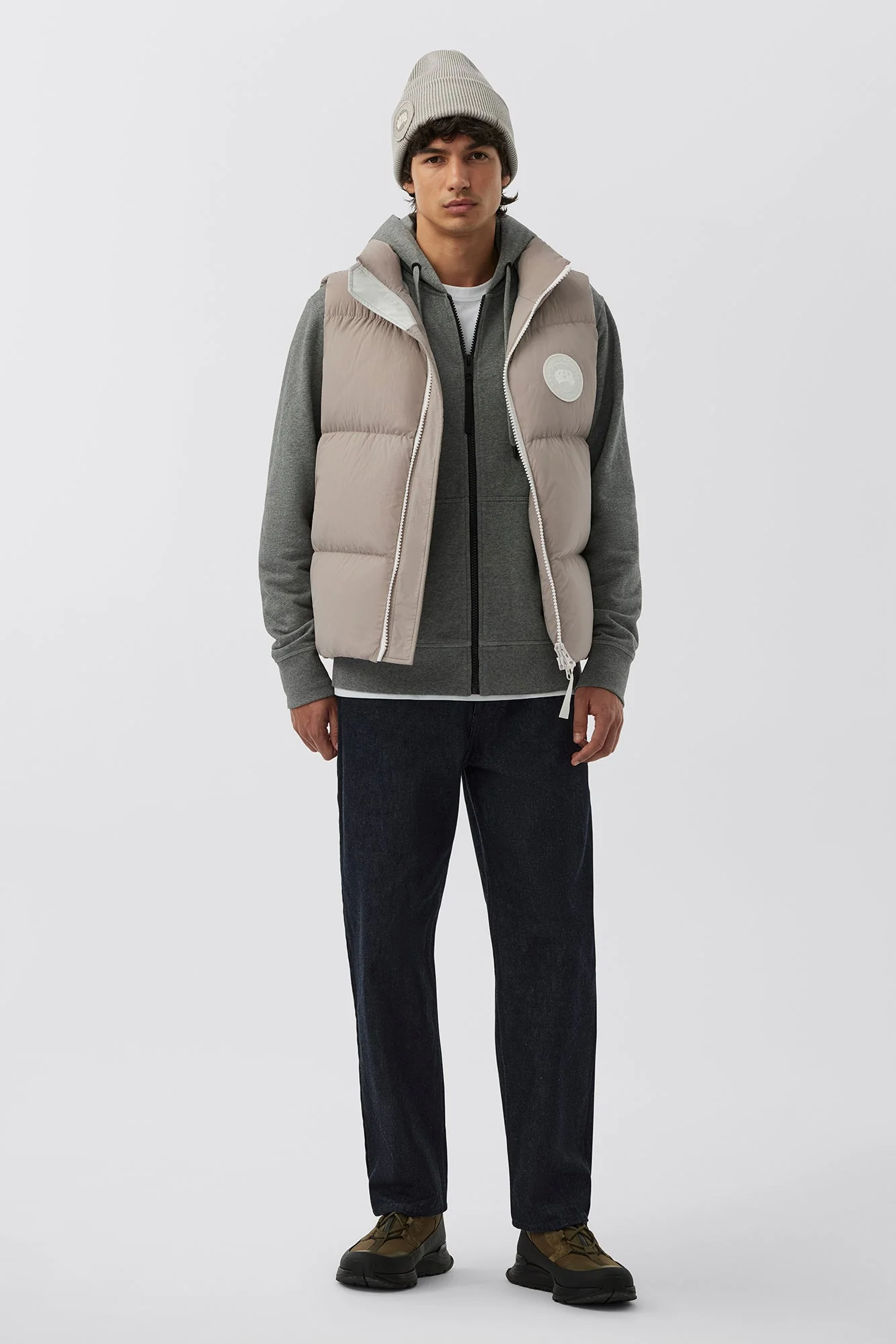Lawrence Puffer Vest White Disc