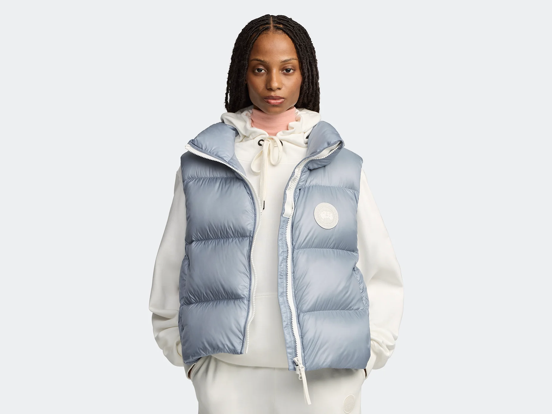 Cypress Puffer Vest White Label