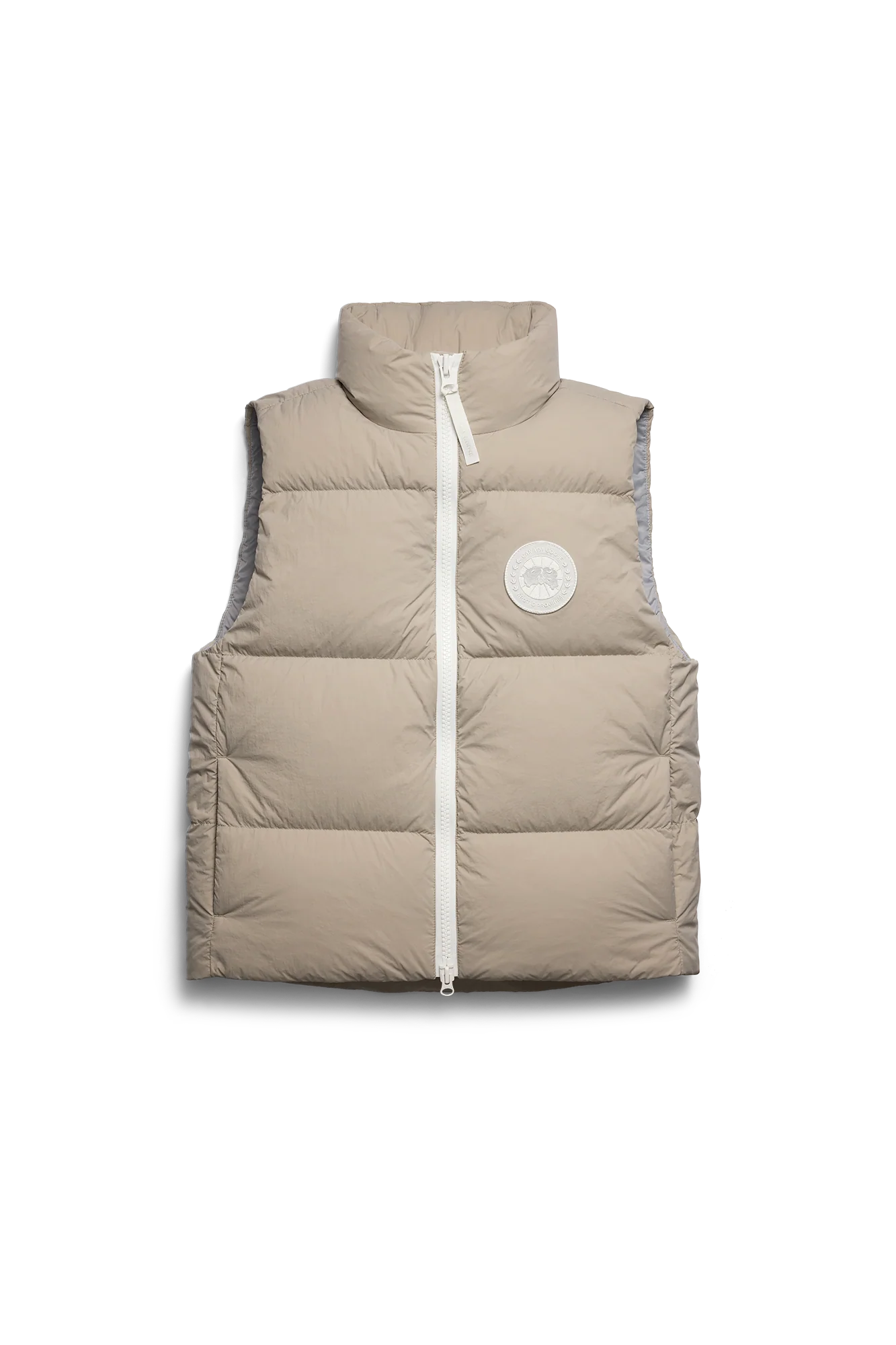 Lawrence Puffer Vest White Disc