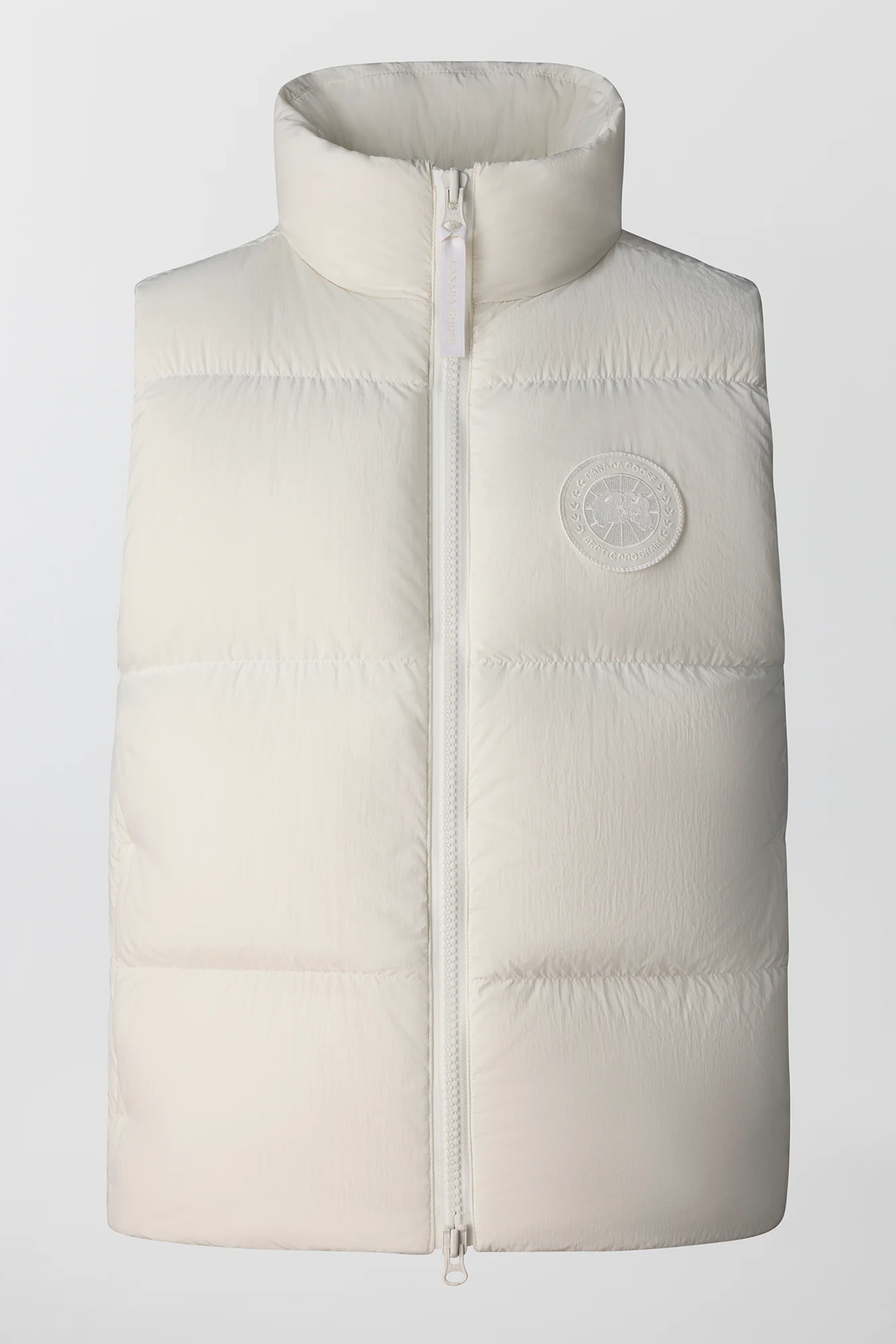Lawrence Puffer Vest White Disc