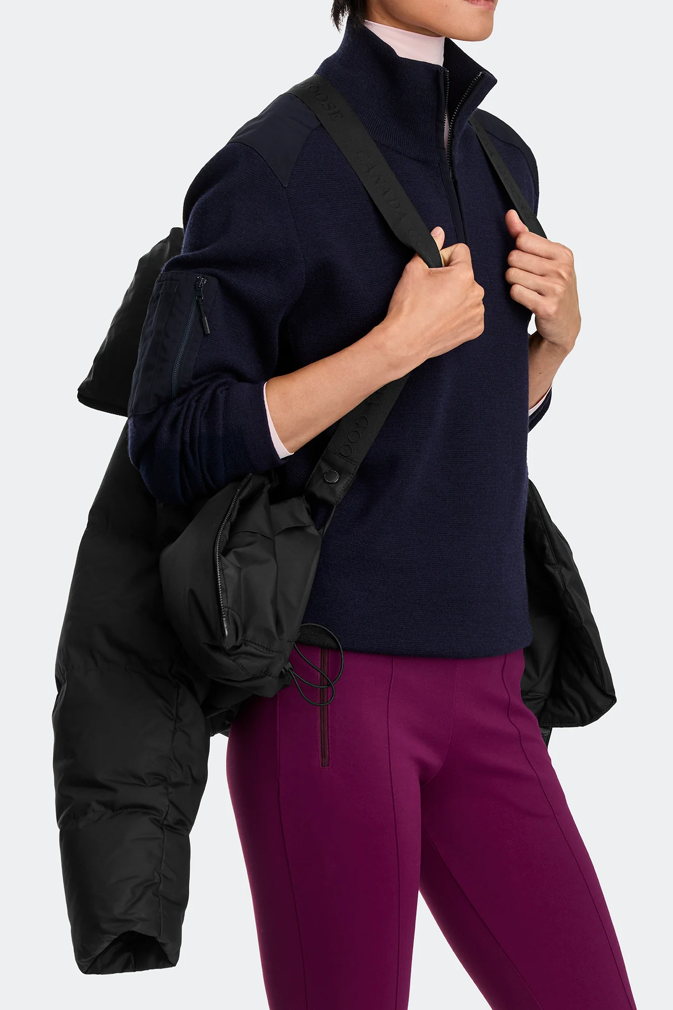 Garnet Cropped Puffer