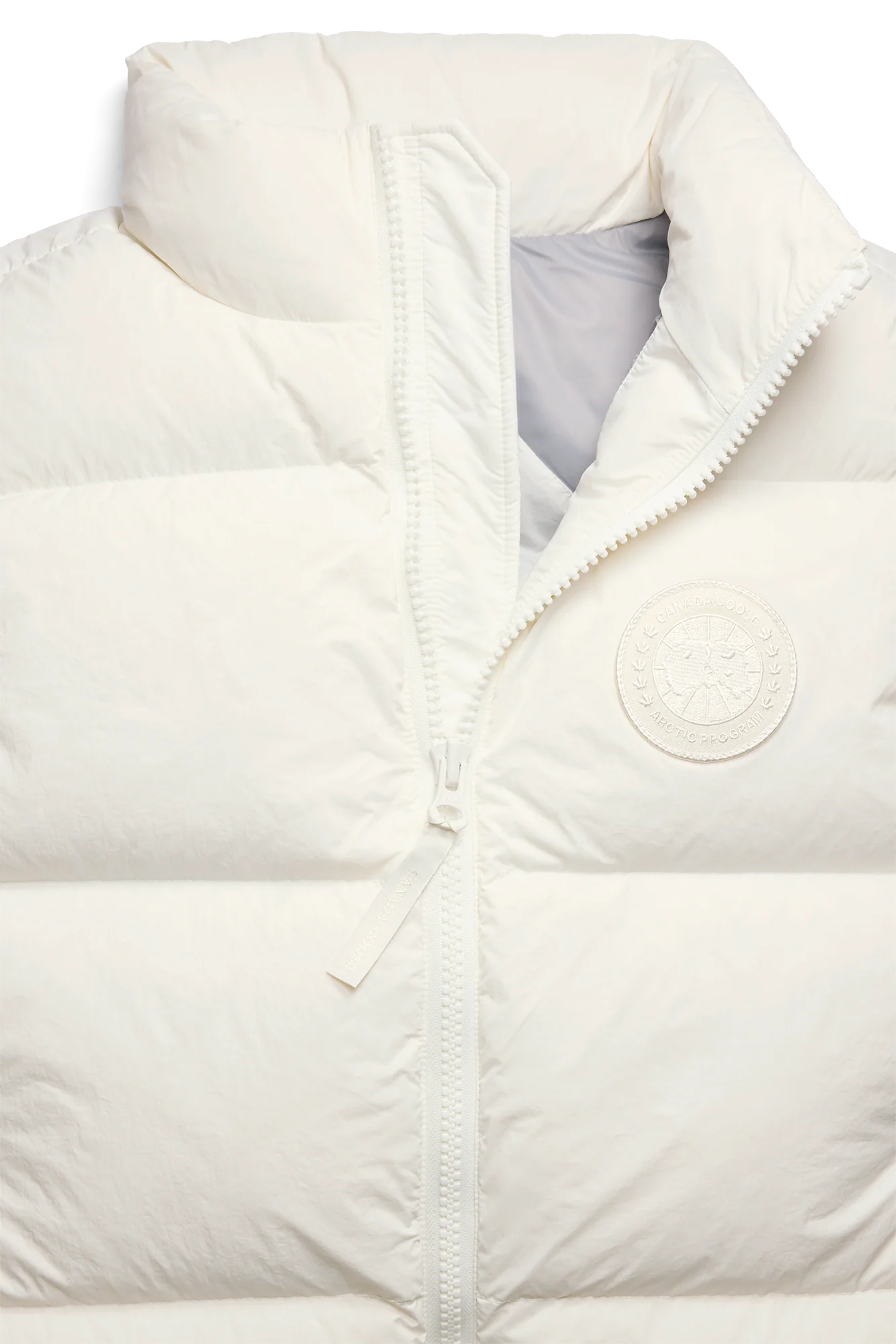 Lawrence Puffer Vest White Disc
