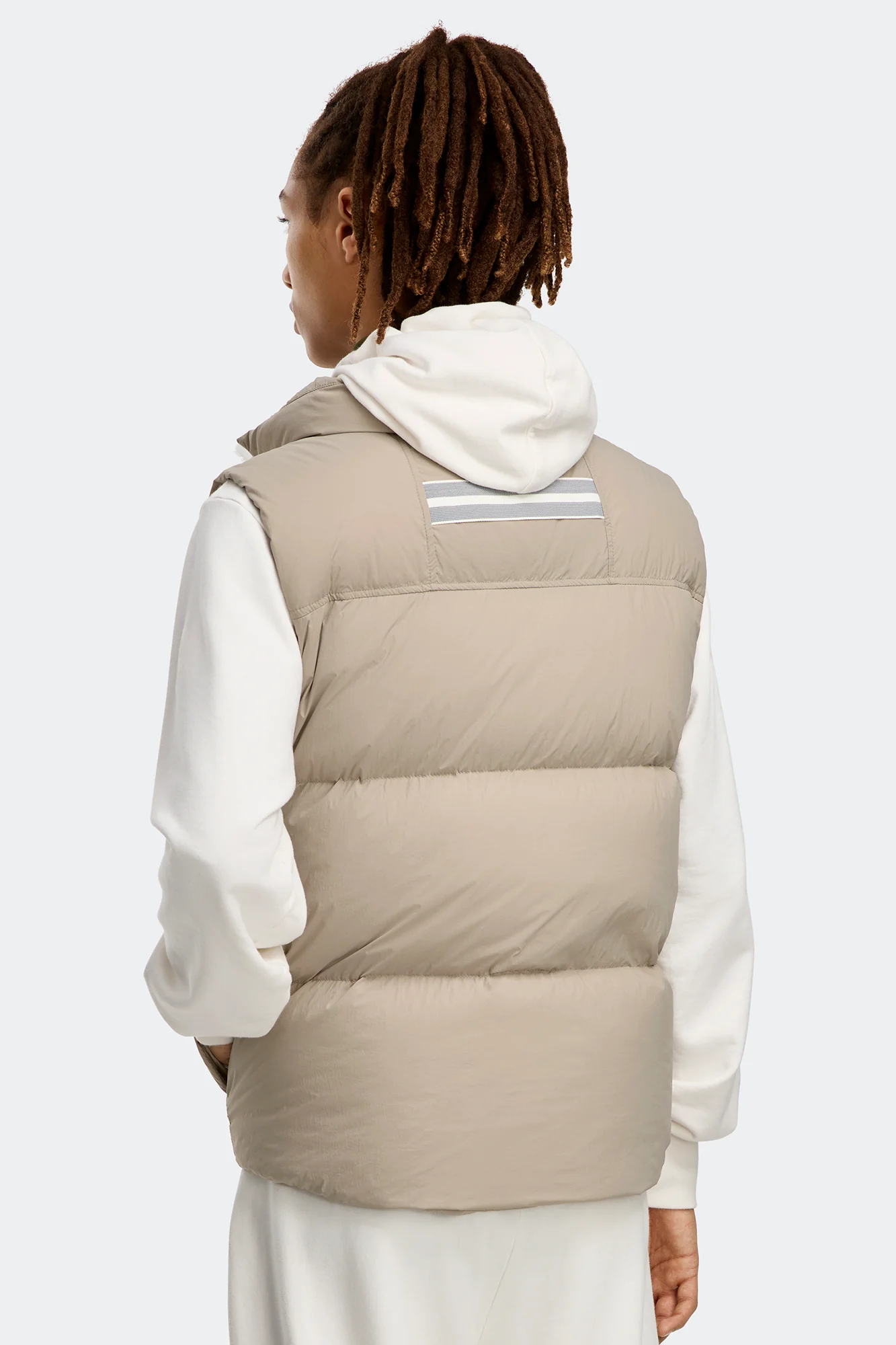 Lawrence Puffer Vest White Disc