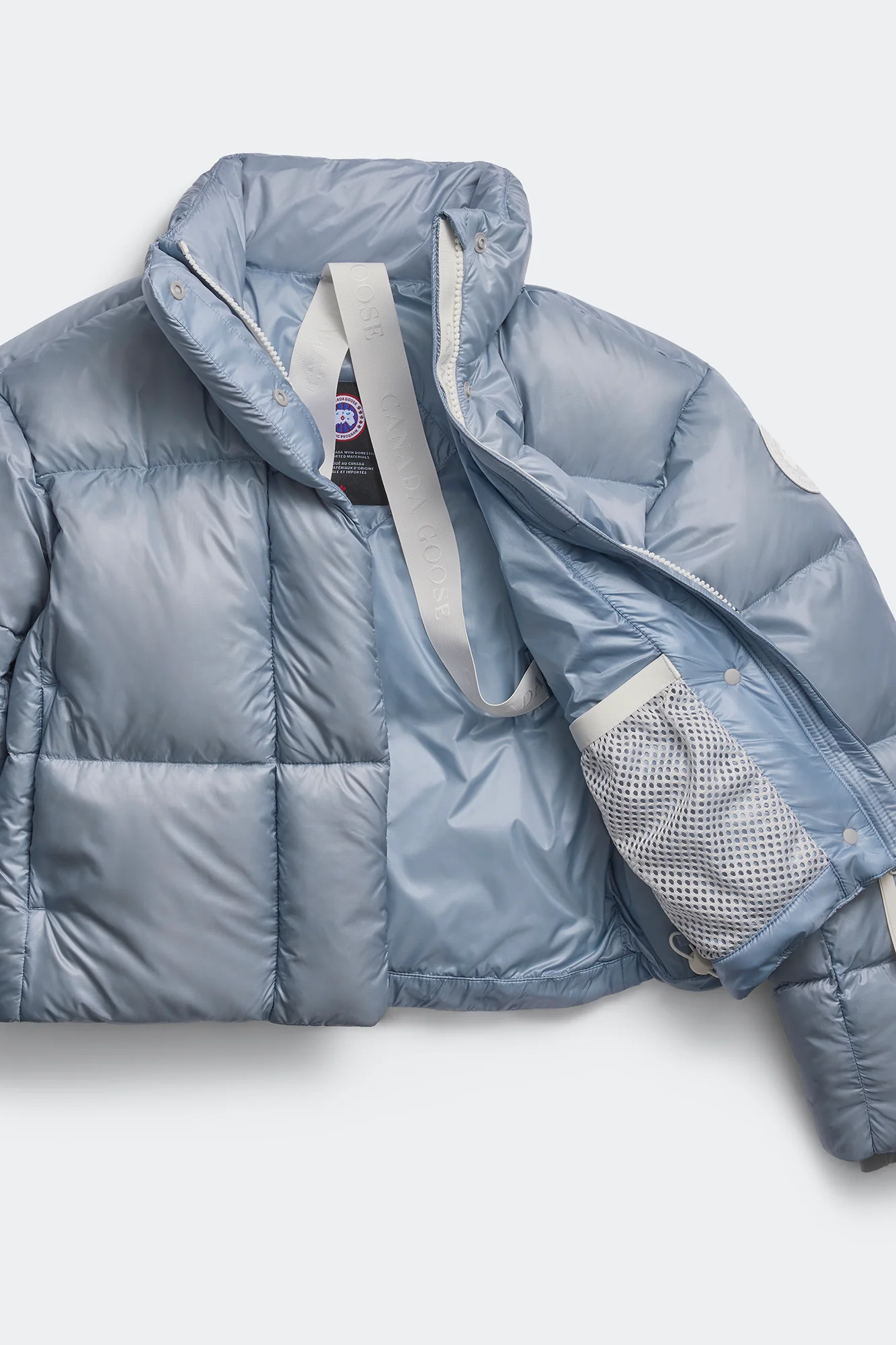Cypress Cropped Puffer White Label