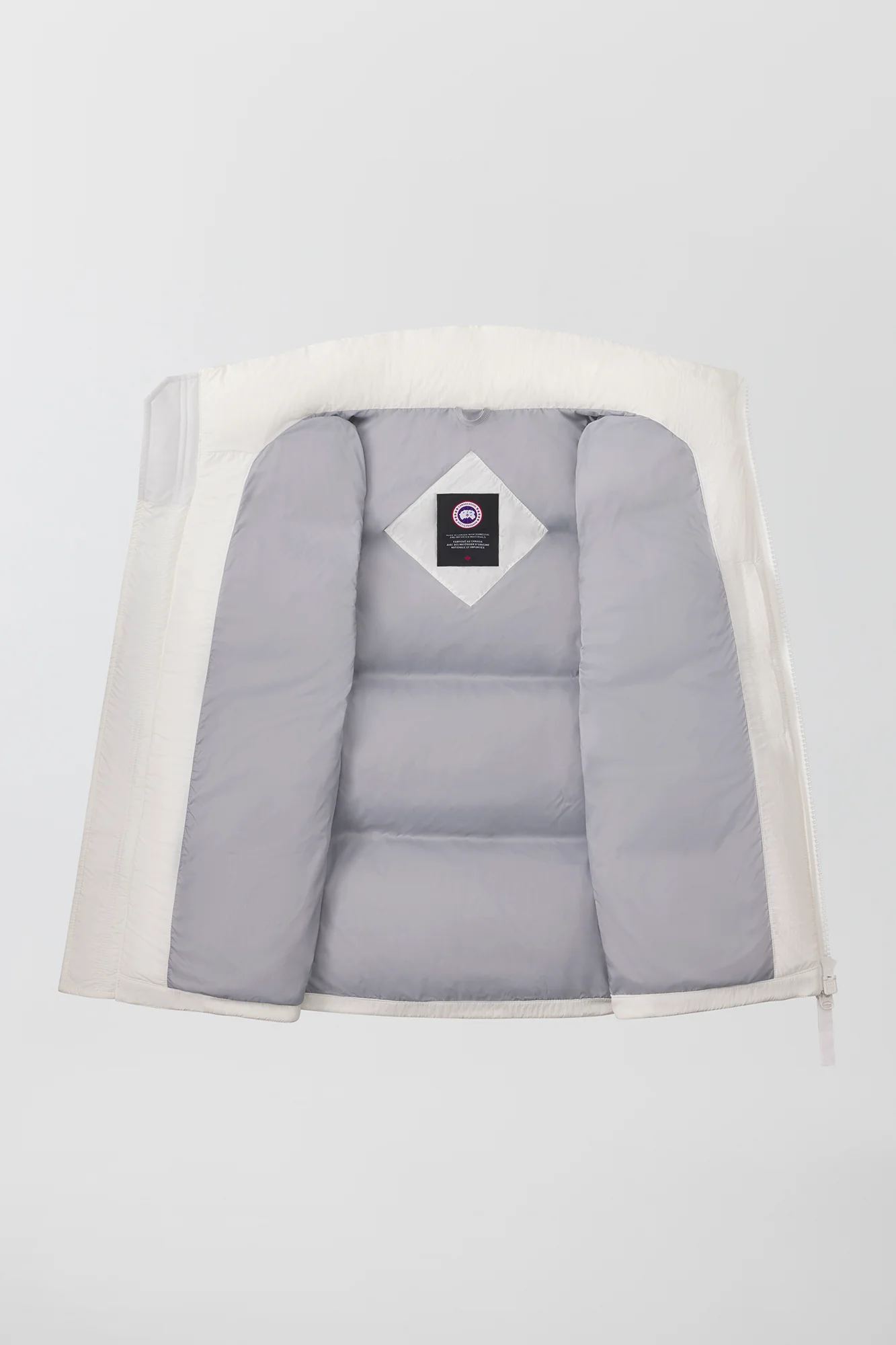 Lawrence Puffer Vest White Disc