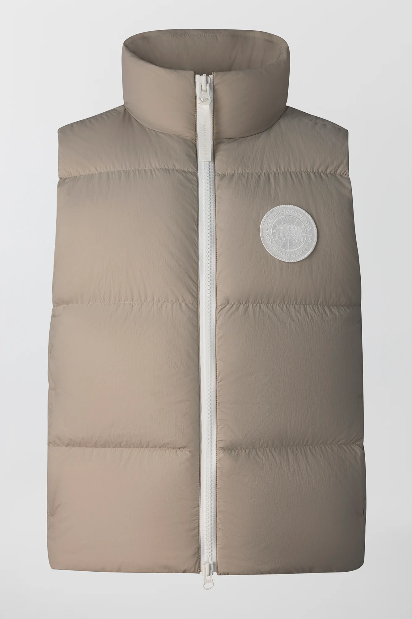 Lawrence Puffer Vest White Disc