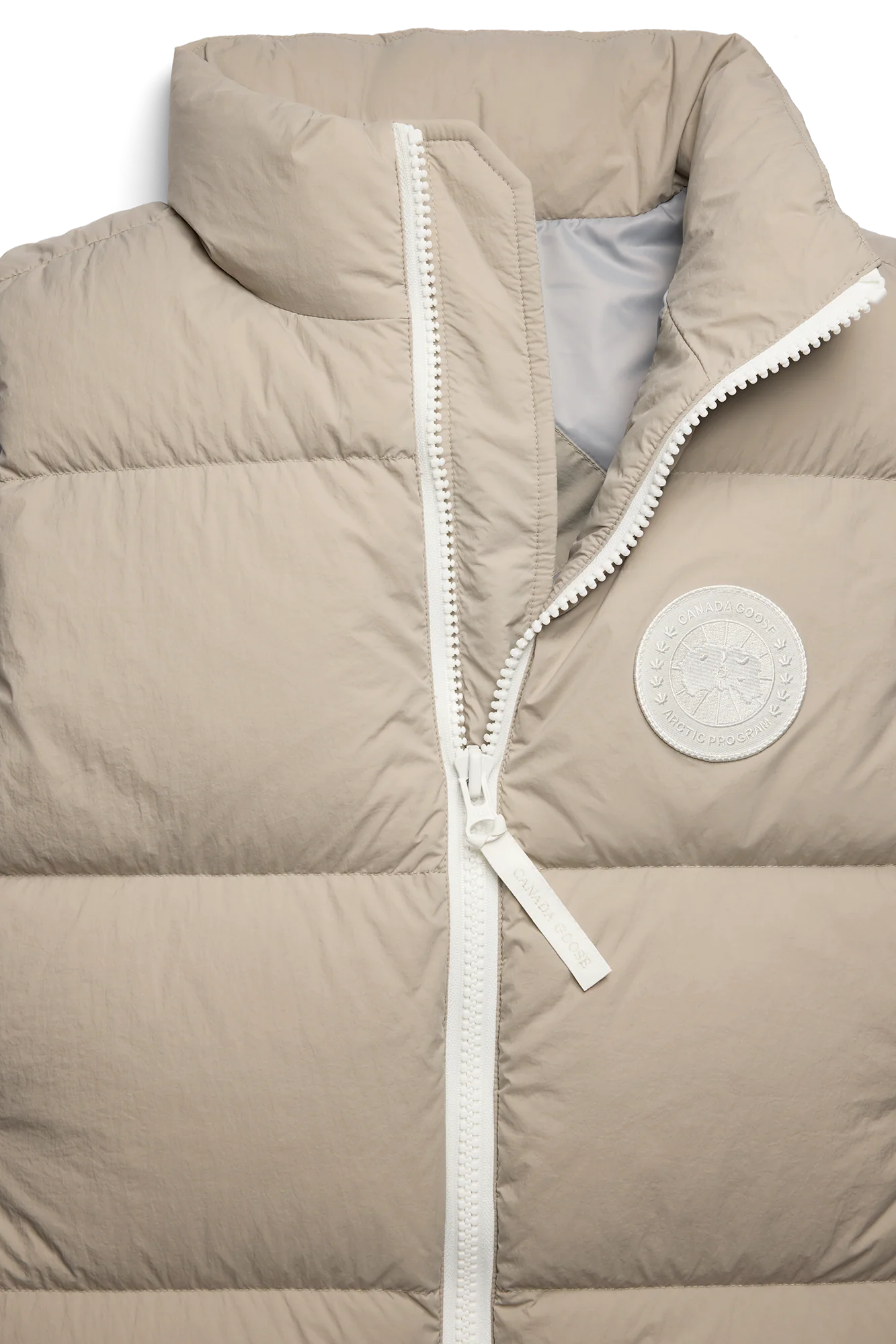Lawrence Puffer Vest White Disc