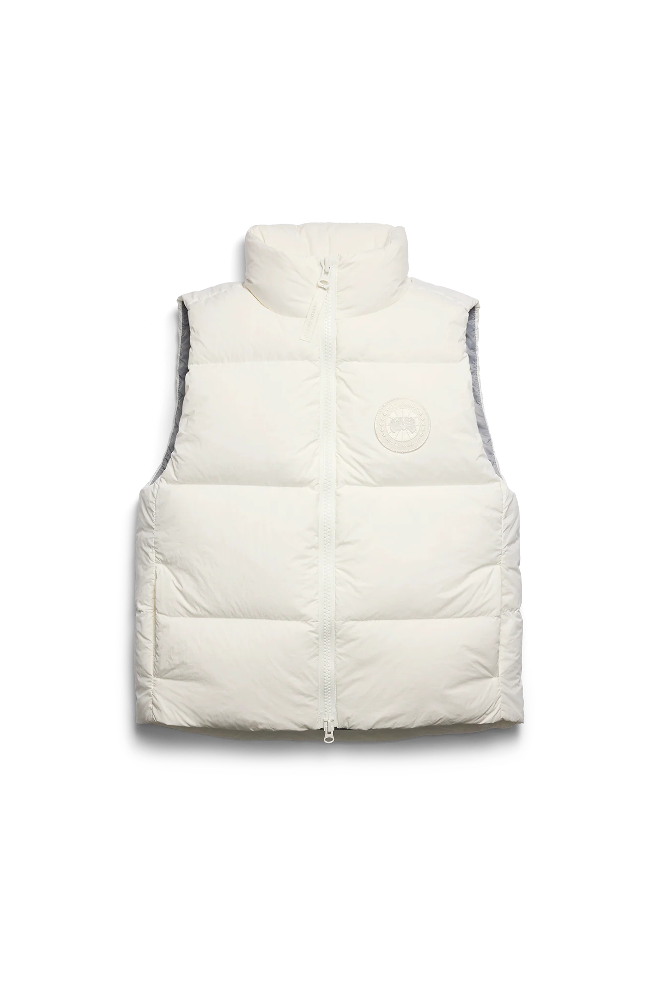 Lawrence Puffer Vest White Disc
