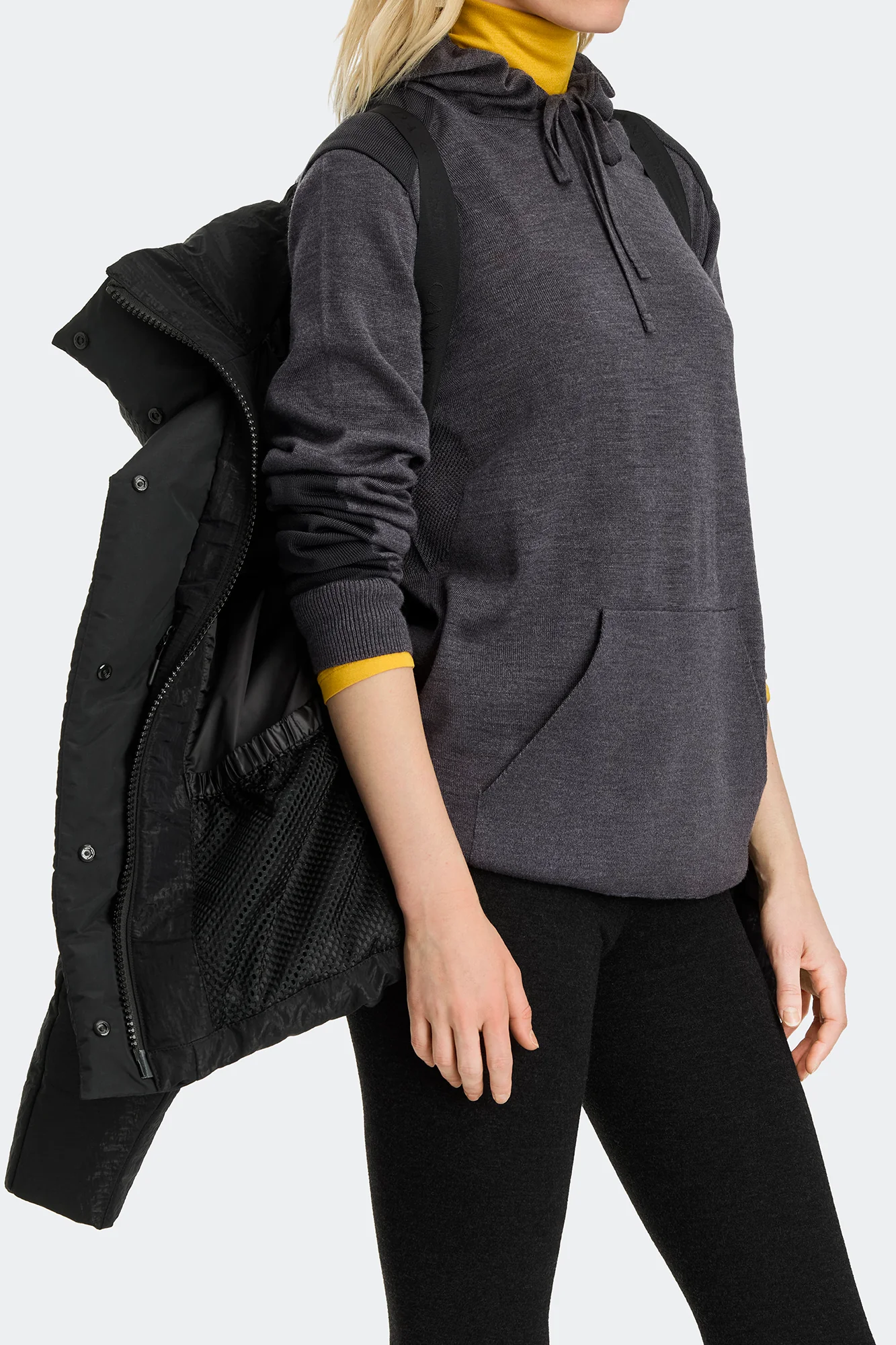 Junction Parka Black Label Shiny Crinkle