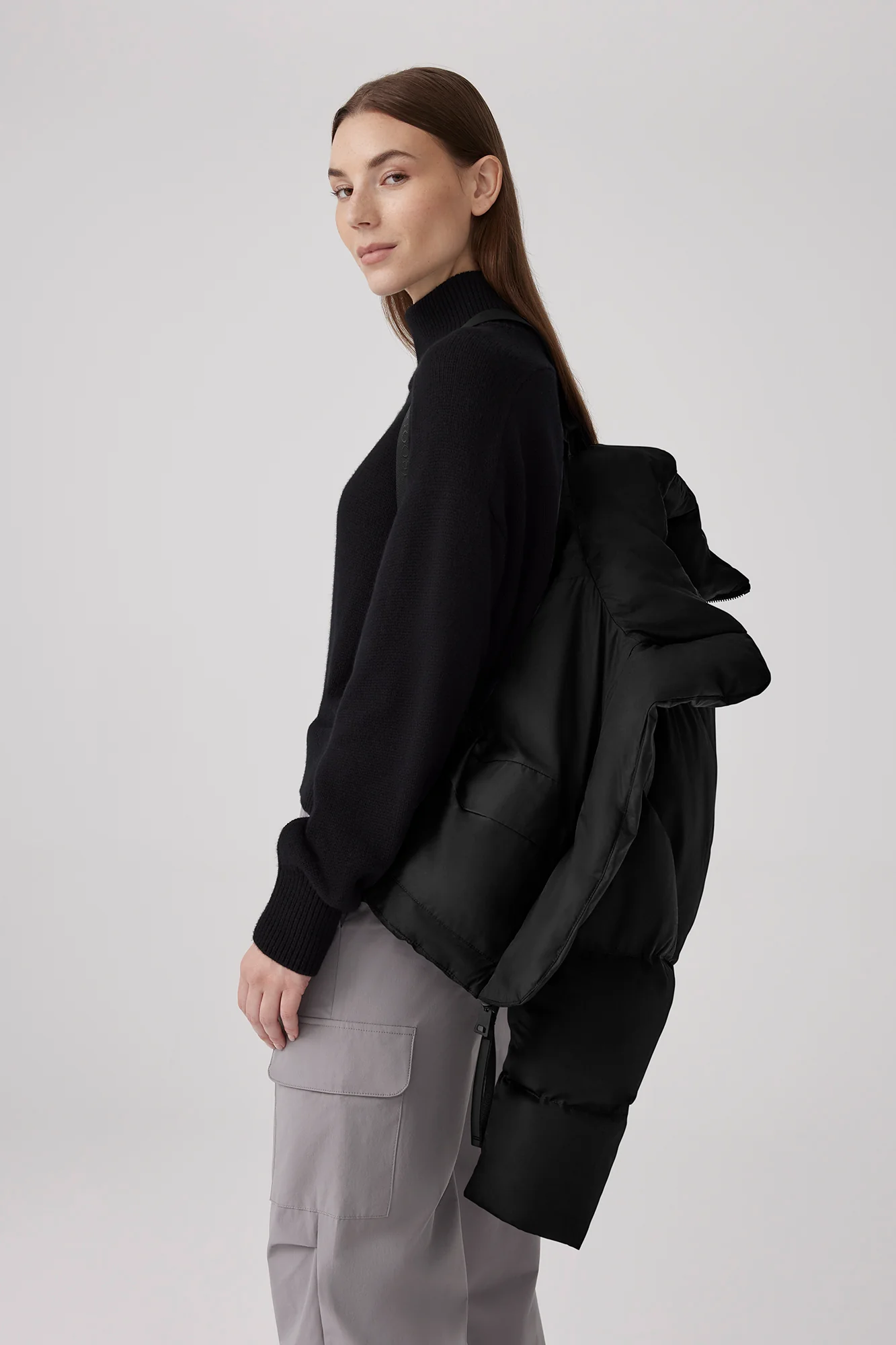 Garnet Cropped Puffer