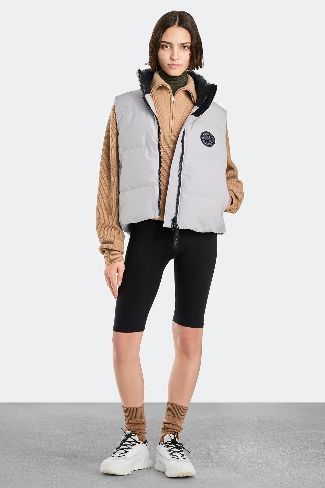 Grandview Cropped Vest Black Label