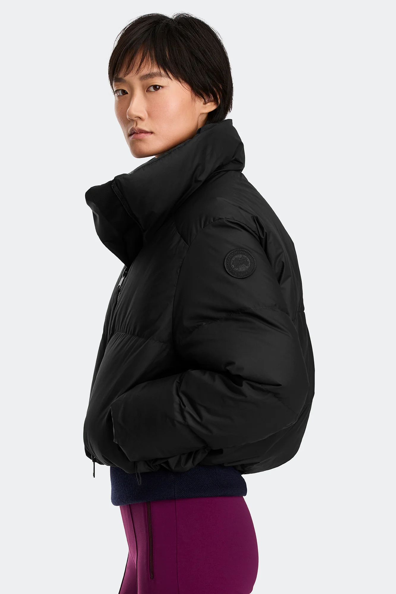 Garnet Cropped Puffer